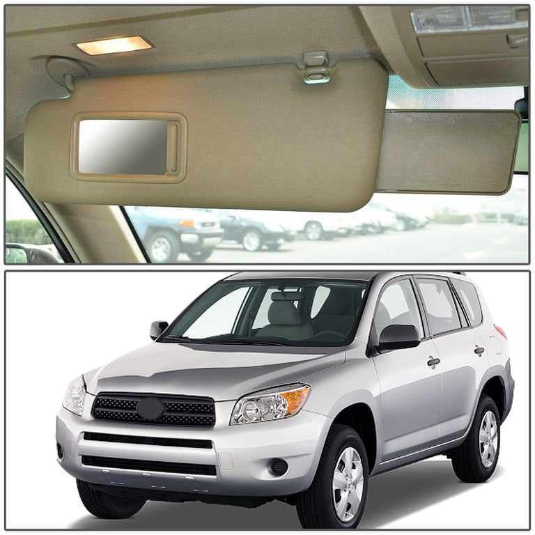 For 07-11 Toyota Camry W/O Sunroof Beige Sun Visor Left & Right Side - Foto 12