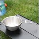 thumbnail image 4 of Cuenco de arroz plegable para picnic, de acero inoxidable, para exteriores, versión europea, 1 Uds., 4 of 5