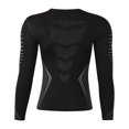 thumbnail image 5 of Graphic Print Men Compression Long Sleeve Shirt, Quick‑Dry High‑Stretch Breathable Athletic Base Layer, Performance Top For Gym Training Running Basketball And Outdoor Sports, 5 of 6