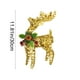 thumbnail image 3 of Reno navideño de hierro forjado, decoración para debajo del árbol de Navidad. Reno luminoso con luces, figura de reno de 30 cm de alto., 3 of 7