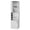 White, variant on Beige Corner Bar Cabinet, Upper Shelf and Display - Improve Your Home Bar