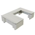 thumbnail image 4 of Safco Mirella™ U-Shaped Configuration Desk, BBB/BF White Ash, 4 of 5