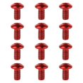thumbnail image 2 of Almencla 12 Pieces Bike Brake Disc Bolts Riding Replacement Outdoor Brake Disc Screws Red, 2 of 8
