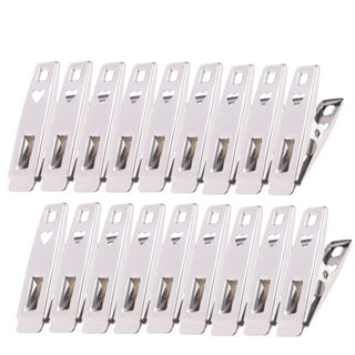  Colorido 10Pcs Stainless Steel Cloth Pins Laundry Pegs Hanger  Clothes Clips for Kitchen Home Travel Outdoor : Home & Kitchen