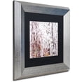 thumbnail image 2 of Trademark Fine Art "Winter Trees" Canvas Art by Lisa Powell Braun, Black Matte, Silver Frame, 2 of 4
