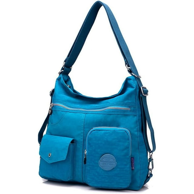 LHSHID Sac à Dos Épaule Femme Sac à Main Nylon Imperméable pour le Travail