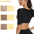 thumbnail image 4 of MISS MOLY Women Upper Arm Shaper Body Compression Sleeves Post Surgical Slimmer Humpback Posture Corrector Tops Shapewear, 4 of 6