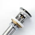 thumbnail image 3 of DS02-TB 1 5/8" Bathroom Faucet Vessel Vanity Sink Pop Up Drain Stopper With Overflow Brushed Nickel, 3 of 9
