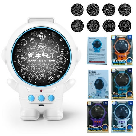 

Hanzidakd Clearance Music Boxes Astronaut Projector Moon Child Night Projector Bedroom Projector Nightlight Projector Astronaut Light Projector Night Light Star Light Abs White