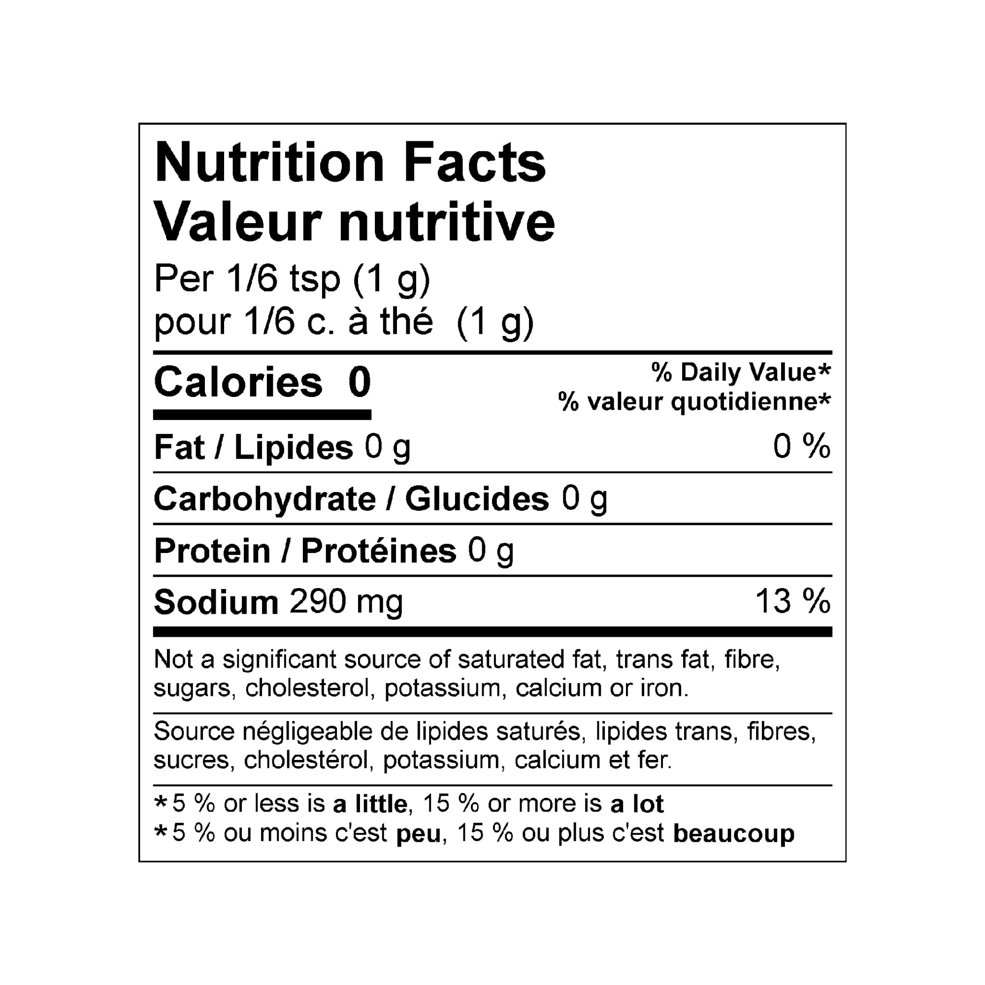 Great Value Garlic Salt, 250 g