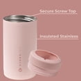 thumbnail image 3 of HydroJug Can Cooler - Standard 2-in-1 Insulated Can Cooler Cup 16oz - Stainless Steel, Non-Slip Rubber Base, Screw-Top Lid - Dusty Rose, 3 of 6