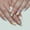 A, variant on Tuscom 24 Pcs Easter Nail Wraps with Bunny Flower Design – Shiny Water Droplet Effect Nail Strips – Cute Spring Nail Art Stickers for Women Womens – Holiday Gift Set