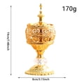 thumbnail image 3 of Unique Metal Incense Burner, Exquisite Workmanship, Multipurpose, for Study/Bedroom/Yoga, 1pc, 3 of 5
