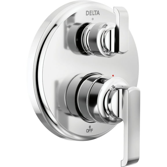 Delta T24889 Tetra 14 Series Pressure Balanced Valve Trim - Lumicoat Chrome