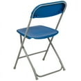 thumbnail image 4 of (50 PACK) 650 Lbs Weight Capacity Commercial Quality Blue Stackable Plastic Folding Chair - Heavy Duty Plastic Folding Chairs, 4 of 10