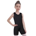 thumbnail image 2 of Maillots de gimnasia EQSJIU para niñas con pantalones cortos, 2 paquetes, tallas 6 y 7, 2 of 7