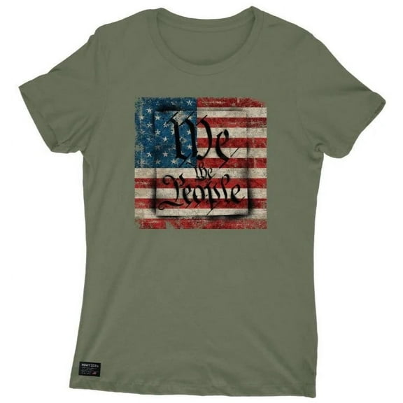 Howitzer Style Women's T-Shirt We Flag Military Grunt MFG