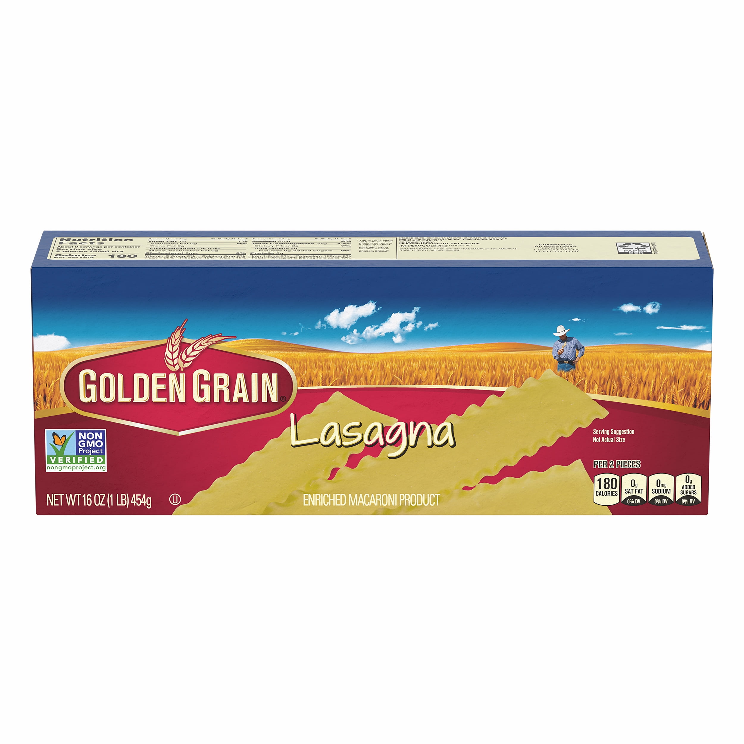 (4 pack) Golden Grain Lasagna, 16 oz