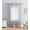 DARK GREY, variant on Crinkle Sheer Rod Pocket Curtains – 2 pack, Crinkled Texture