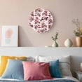 thumbnail image 3 of Wall Clock Red Fruit Clocks PVC Silent Non-Ticking Battery Operated Decorative Berry Leaves Nature Round Clock for Home Living Room Kitchen Bedroom Office School Wall Decor 14 Inch, 3 of 9
