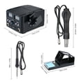 thumbnail image 2 of 2 in 1 Digital Rework Soldering Station Hot Air Soldering Iron Stand Desolder Welding Tools Set, 2 of 7