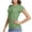 Green, variant on Women's Oversized Casual Short Sleeve Hooded T-Shirt in Solid Colors