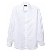 NAUTICA Mens White Collared Classic Fit Stretch Dress Shirt L 16.5- 32/33