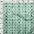 thumbnail image 3 of oneOone Cotton Poplin Twill Mint Green Fabric Animal Craft Projects Decor Fabric Printed By The Yard 56 Inch Wide, 3 of 5