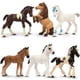 thumbnail image 1 of Juego de muñecos de animales Toymany Horse, 3-4 pulgadas, 6 unidades para niños, 1 of 9