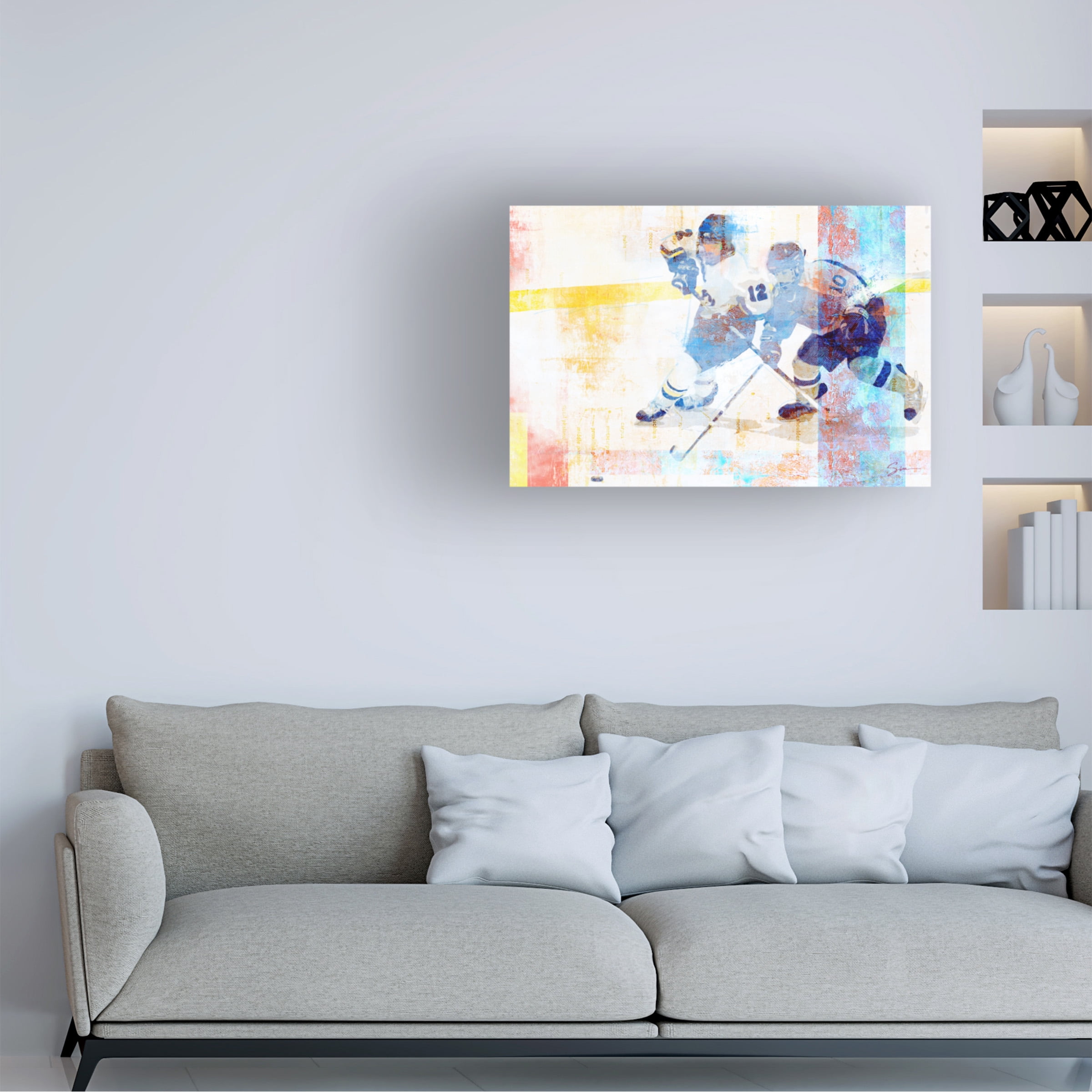 Greg Simanson 'Hockey' Canvas Art