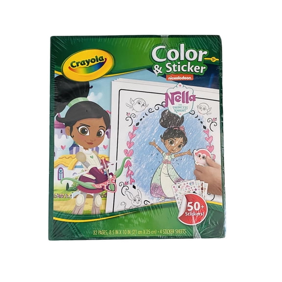 Nella the Princess Knight Color & Sticker Activity - Crayola