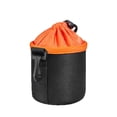thumbnail image 1 of Sidaley Estuche protector de lente de cámara de video de neopreno impermeable portátil de 2 colores Estuche grueso Accesorios de cámara y óptica naranja+negro S, 1 of 1