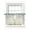 Beige, variant on Blue Eucalyptus Sheer Kitchen Tier Curtains 45 Inch length,Rod Pocket Half Curtains & Drapes,Farmhouse Flowers Leaf White Watercolor Chiffon Cafe Bathroom Window Treatments 2 Pcs 27.5"W x 45"L
