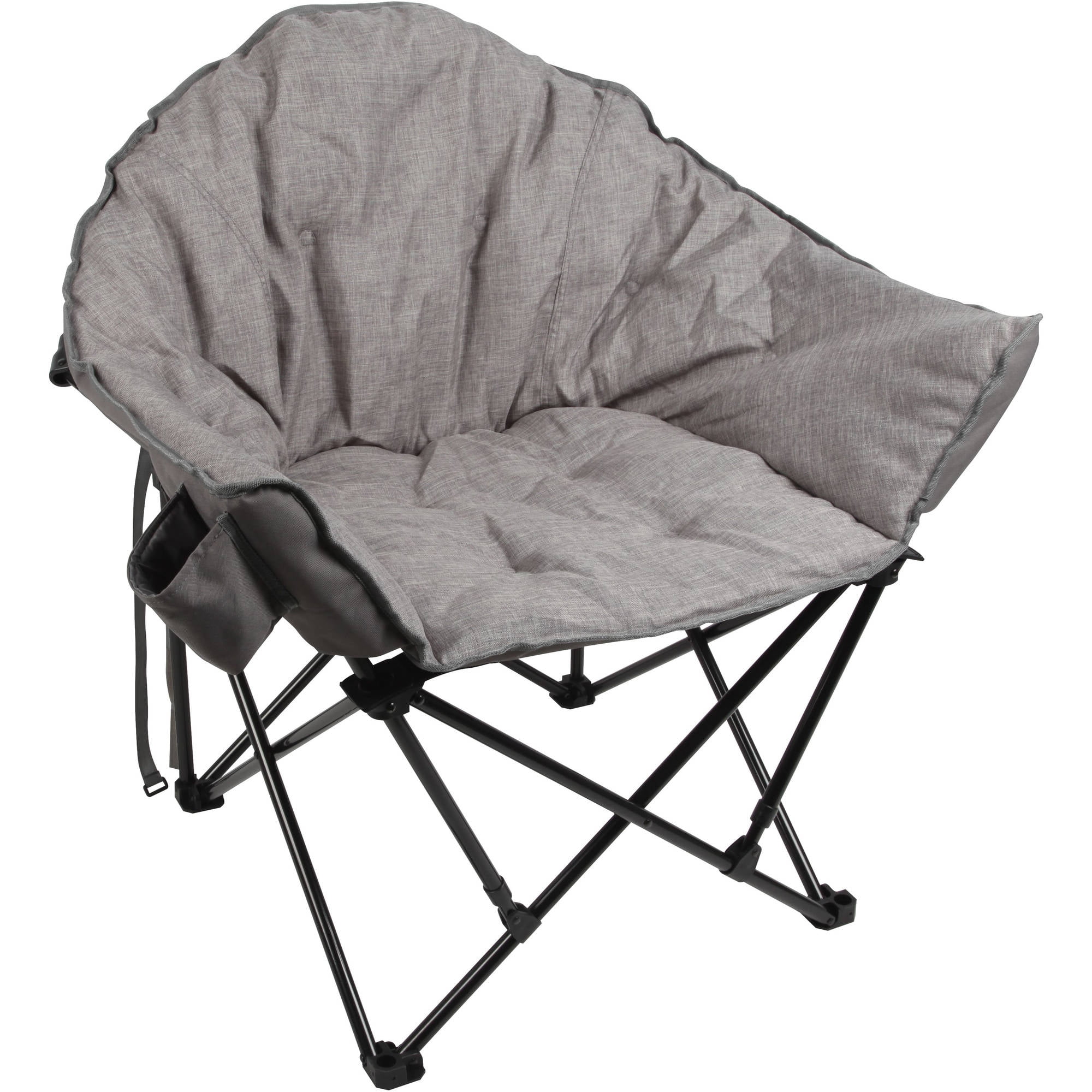 Ozark Trail Club Camping Chair, Gray, Adult
