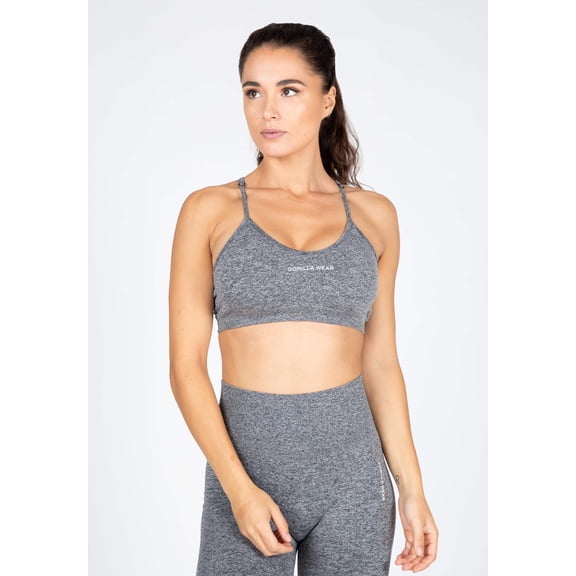 Quincy Seamless Sport Bra - Gray Melange