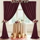 thumbnail image 4 of Cortinas de fondo SoarDream Burgundy, 4 paneles, 1,5 x 3 m, poliéster, 4 of 8
