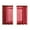 Red, variant on Btomtd 2pcs Embroidered Holiday Cafe Curtains for Window Decoration Christmas Themed Short Curtains with Shading for Coffee Shop and Home - 25"x36.81", Red