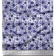 thumbnail image 1 of Soimoi Polyester Crepe Fabric Floral Flower Print Fabric by Yard 42 Inch Wide, 1 of 4