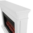 thumbnail image 6 of Real Flame Beau Amish Style Solid Wood Electric Fireplace in White, 6 of 7