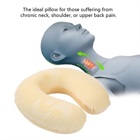 Carevas Sj 013 U Shape Head Neck Pillow Washable Memory Foam