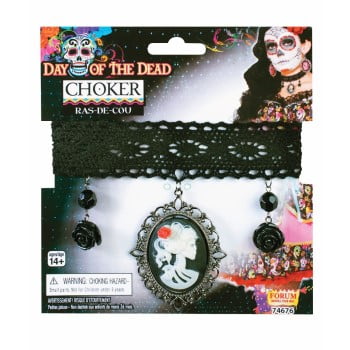 DAY OF THE DEAD-CAMEO CHOKER