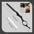 thumbnail image 4 of Hair Razors For Cutting Hair 6.89",Professional Hair Styling Thinning Texturizing Cutting Razor with Replacement Hair Razor Blades,Ideal for Salon/Home -11PCS Black, 4 of 12