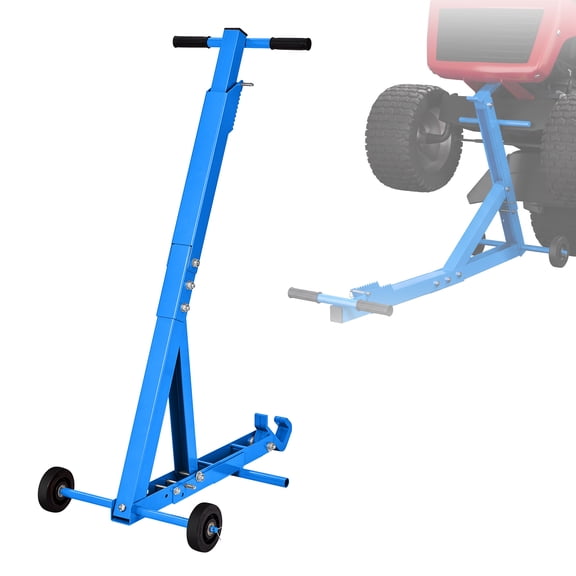 Lawn Mower Jack, 800 Lb Foldable Steel Lift for Zero Turn and Push Mowers