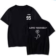 thumbnail image 3 of KPOP BTS Camiseta De Algodón JIMIN JUNGKOOK Álbum LOVE YOURSELF Tear Mismo Manga Corta Top Hombres Mujeres Más Tamaño Versión Coreana Suelta Pareja Casual Media, 3 of 4