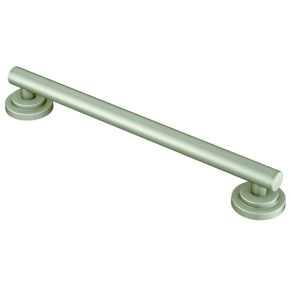 Moen Iso Brushed Nickel Bathroom Safety 24-Inch Stainless Steel Modern Bathroom Grab Bar