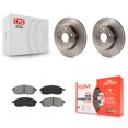 thumbnail image 1 of Transit Auto Front Disc Brake Rotors and Semi-Metallic Pads Kit for Car Suzuki SX4 Crossover K8S-100545, 1 of 11