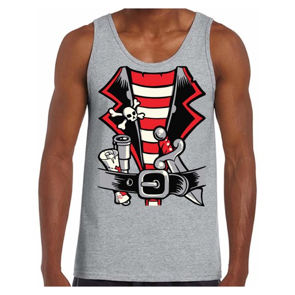 Awkward Styles Halloween T-Shirt Pirate Tank Tops for Men
