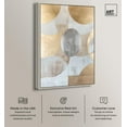 thumbnail image 2 of Golden Orb II Canvas Textured Digital Art by Art Remedy, Silver Frame, 30 x 45, 2 of 7