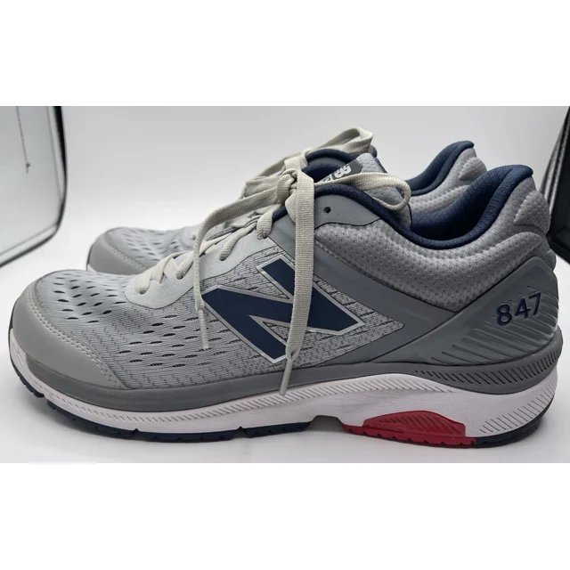 New Balance Sneakers Mens Size 11 847v4 Shoes Grey Red Silver Mink MW847LG4