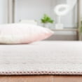 thumbnail image 4 of SAFAVIEH Martha Stewart Clover Striped Cotton Area Rug, Pink/Ivory, 9' x 12', 4 of 11